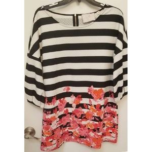 Striped Postmark Tunic